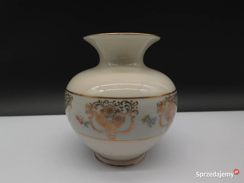 Wazon Johann Haviland Bavaria Grupa Rosenthal Porcelana i szkło wielkopolskie Raszków