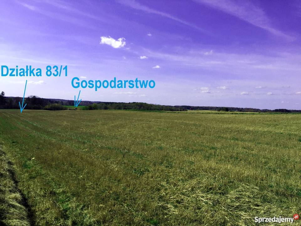 Działka na Mazurach Jeziorem Kownatki Dwie Rzeki sprzedam