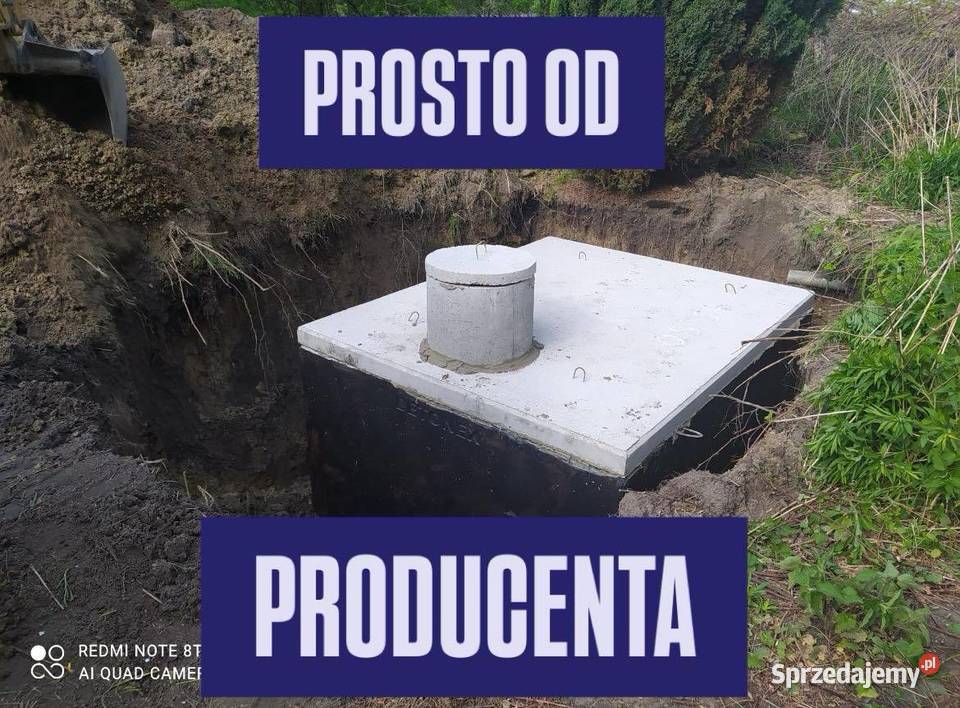 Szambo Betonowe Zbiornik na Deszczówkę OZORKÓW Szamba