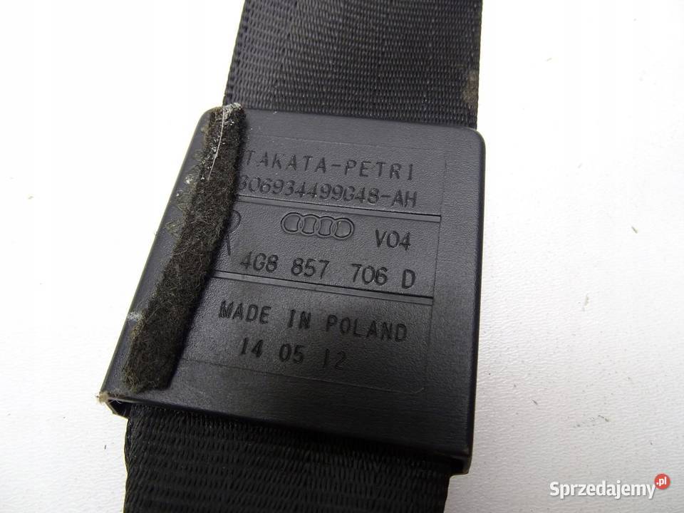 PAS BEZPIECZEŃSTWA PRAWY PRZÓD PRZEDNI AUDI A6 osobowe Pasy bezpieczeństwa małopolskie