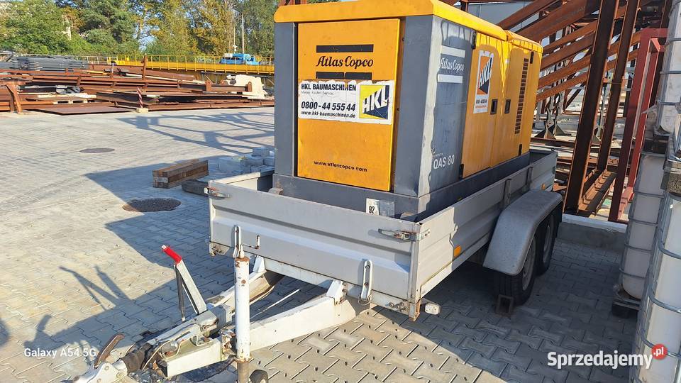 Agregat prądotwórczy 65 Kw Atlas Copco Włocławek