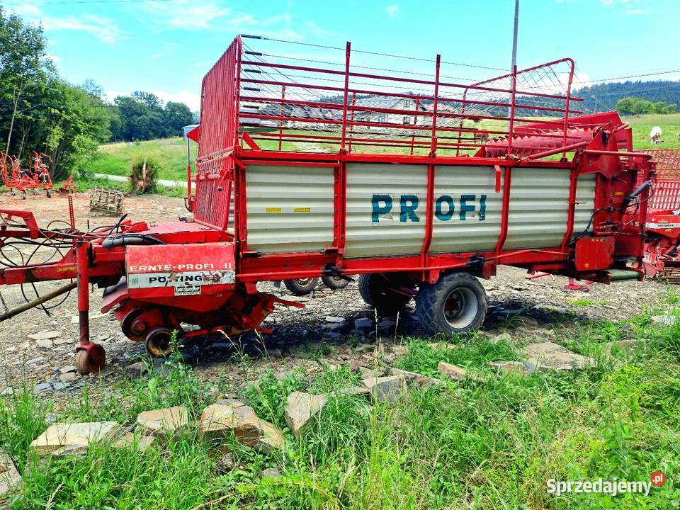 Przyczepa samozbierająca pottinger profi wałki Limanowa
