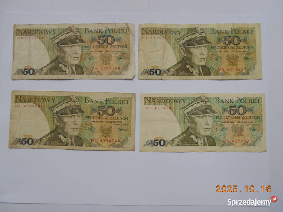 Sprzedam banknoty z PRLu Pozostałe Szczecin