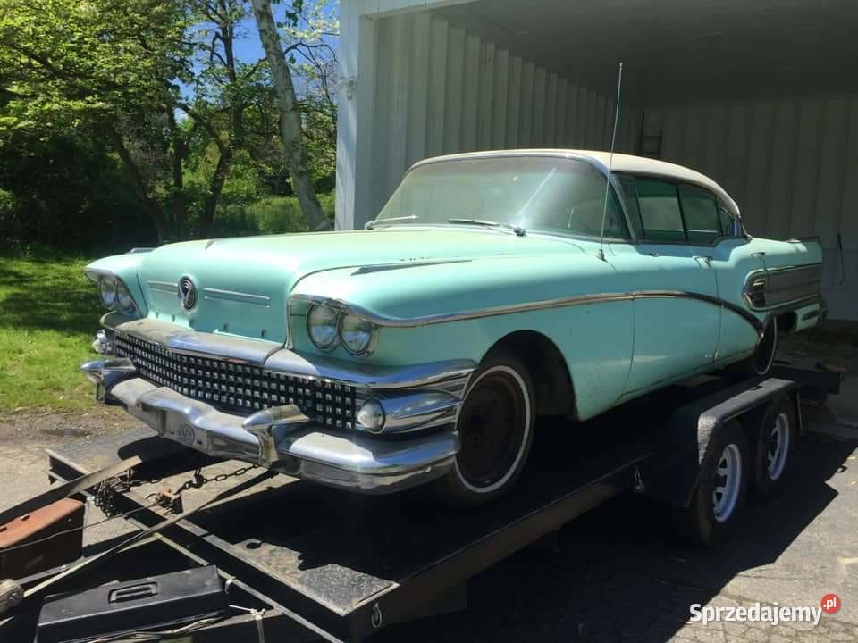 Buick Super Specjal 1958r lusterko wsteczne Rok produkcji 1958 Kamienna Góra