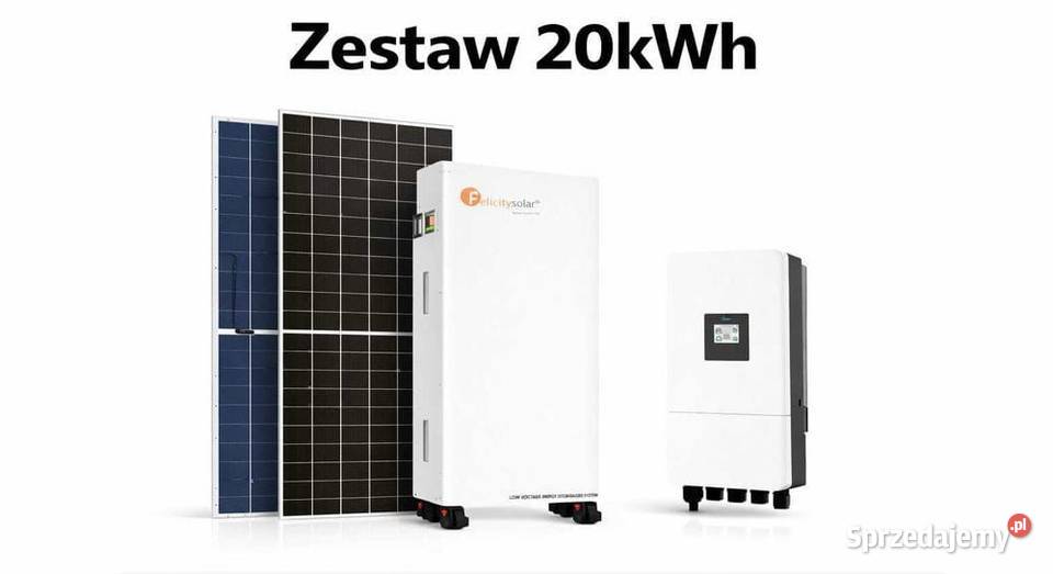 Zestaw budżetowy 20kWh LV panele inwerter 3 fazy