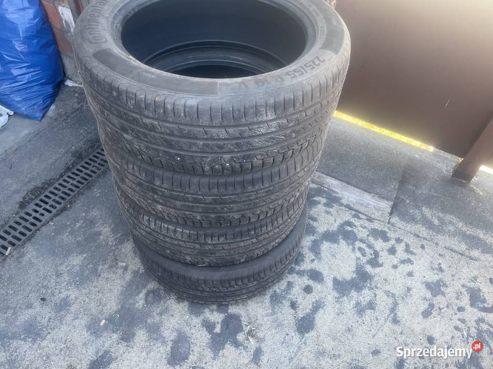 Opony 22555r19 Continental letnie 22555 komplet 225 kujawsko-pomorskie Bydgoszcz