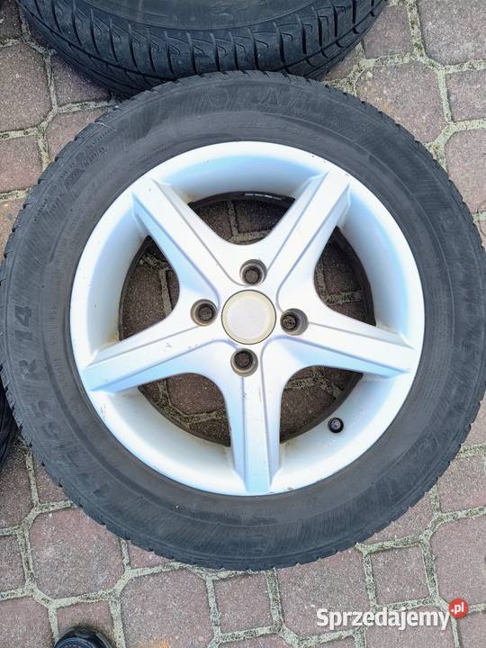 Felgi aluminiowe z oponami lato 14 Opel Corsa Samochodowe śląskie