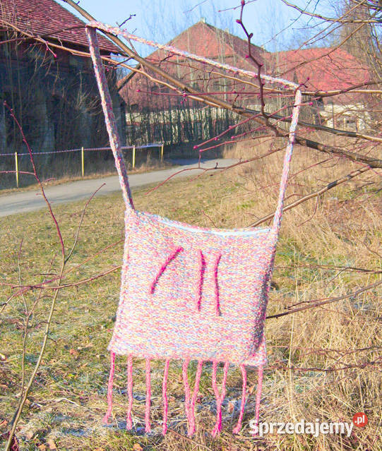 boho torba na ramię pastelowa torebka boho etno kolorowy Gdańsk