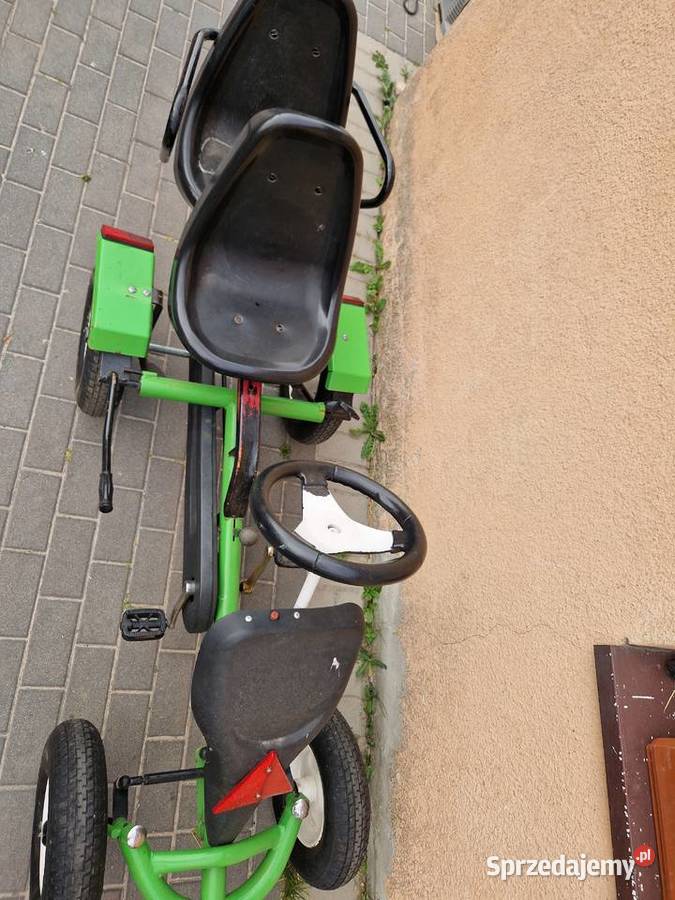 Gokard na pedały rower hamulec ręczny DINO CARS