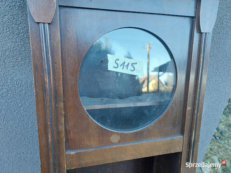 S115 Skrzynia obudowa starego zegara pieczęć GB sprzedam