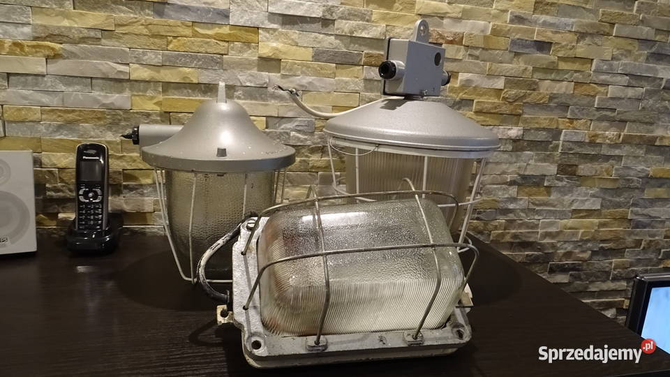 Lampa elektryczna Loft industrial odcienie szarości Łódź