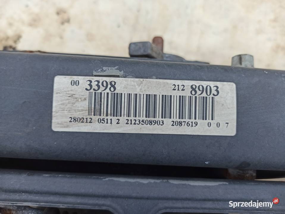 EKLASA W212 ZAWIESZENIE TYŁ SANKI WÓZEK PODUSZKI lubuskie Trzciel sprzedam