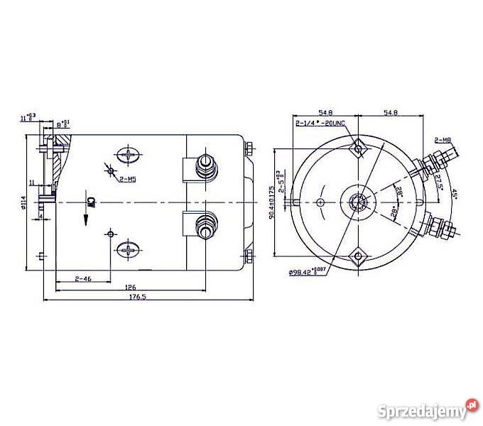 Silnik elektryczny agregat hydrauliczny 12V 16 kujawsko-pomorskie Solec Kujawski