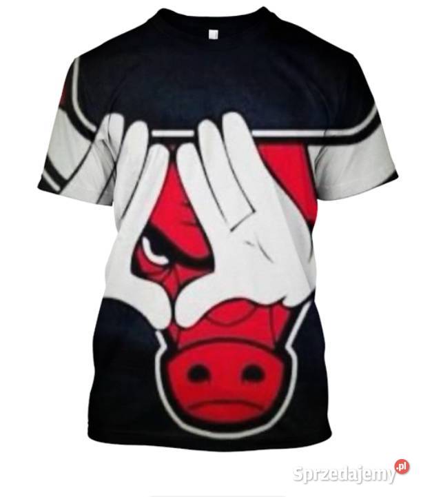 chicago byk czerwony koszulka tshirt schlódna Pozostałe Strzelce