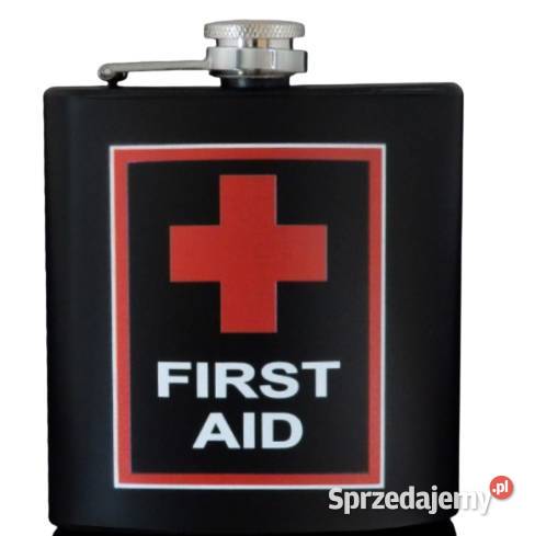 Czarna Piersiówka Gentelo 6 OZ ze Stali śląskie Ostrowy nad Okszą