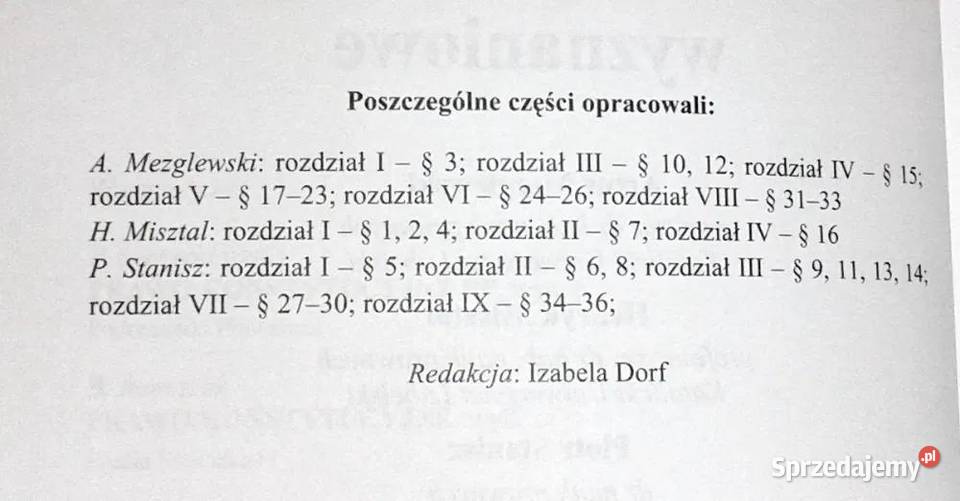 Prawo wyznaniowe Podręczniki Prawnicze A Rok wydania 2006 Pozostałe Chełm sprzedam