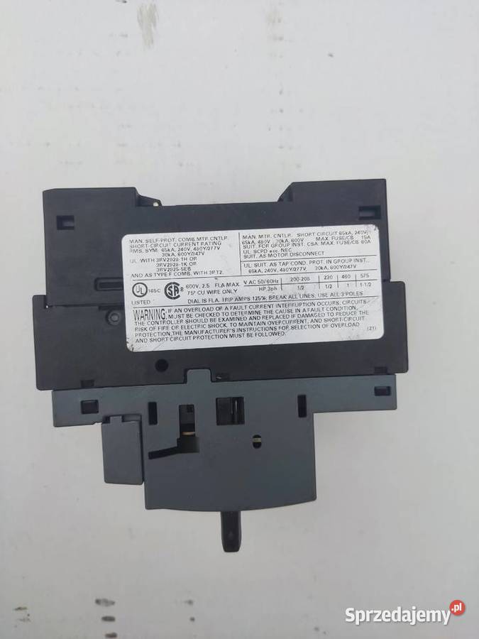 Wyłącznik silnikowy siemens Kotlin