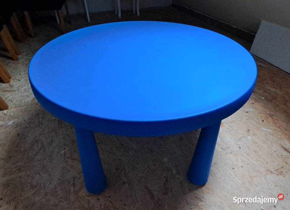 MAMUT Ikea Stolik 2 krzesełka Niebieskie Meble Meble Jelenia Góra