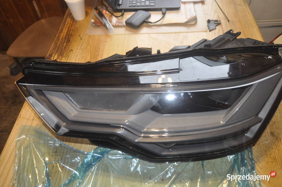 AUDI A6 C8 LAMPA LAMPY PRZÓD KPL LEWA PRAWA Lampy przednie Sierakowice