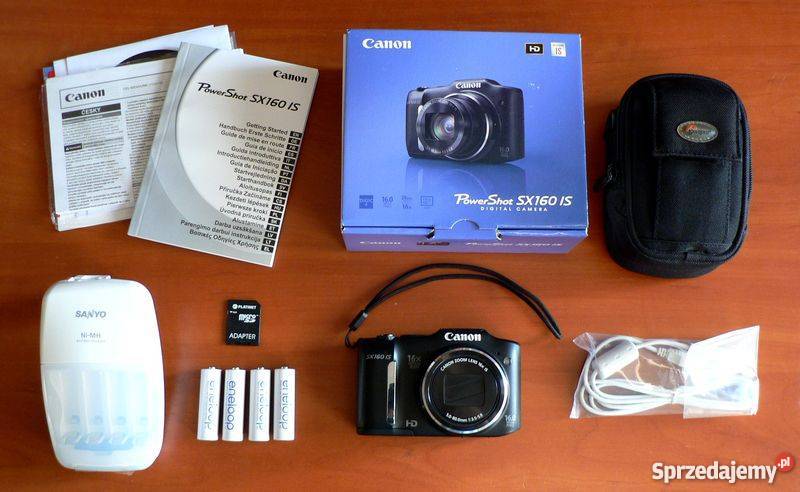Aparat Canon sx160is 16MP zoom x16 KOMPLET 8GB warmińsko-mazurskie Olsztyn