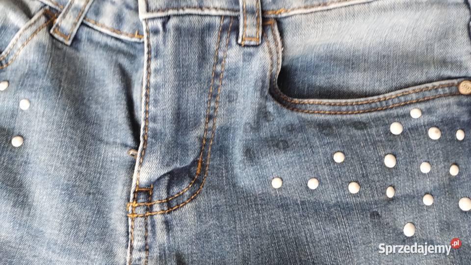 spodnie damskie jeansowe rozmiar 34 Poznań