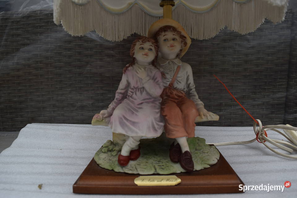 Lampka z Figurką PorcelanowąWysokość 45 Olsztyn