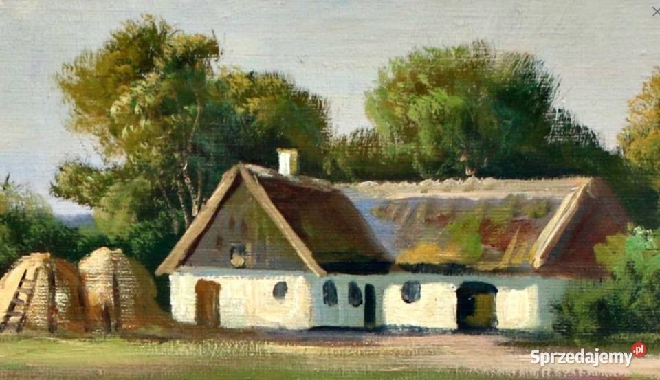 obraz olejny Anders Holm 17511824 Krowy pejzaż Białystok