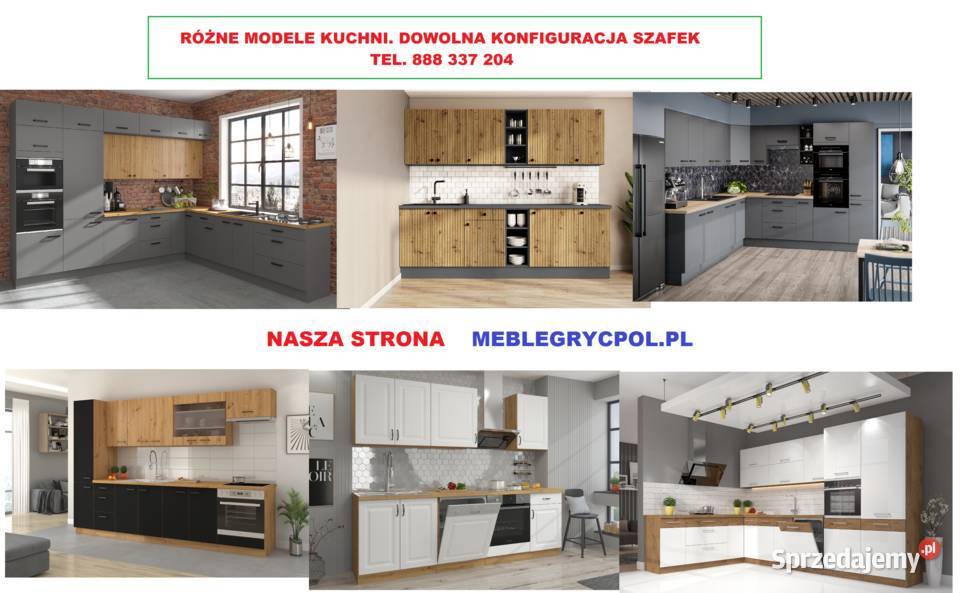 Mebleszafki kuchenne kuchnia WYMIAR DOWOLNY wielkopolskie