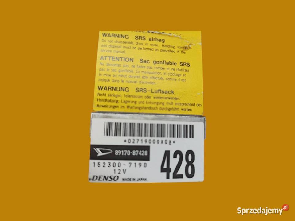 SENSOR AIRBAG 8917087428 1523007190 Daihatsu świętokrzyskie