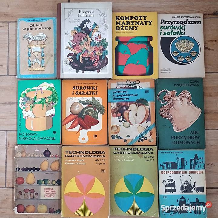 książki kulinaria Poradniki, albumy i reportaże sprzedam