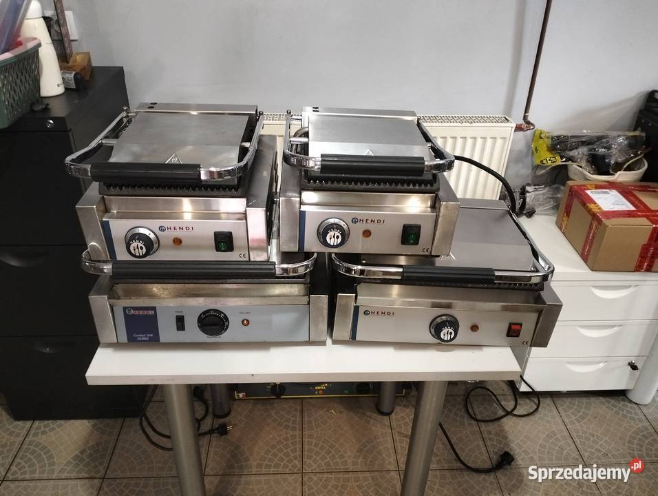 Grill kontaktwy gastronomiczny Ryflowany Hendi Gastronomia wielkopolskie Słupia Kapitulna sprzedam