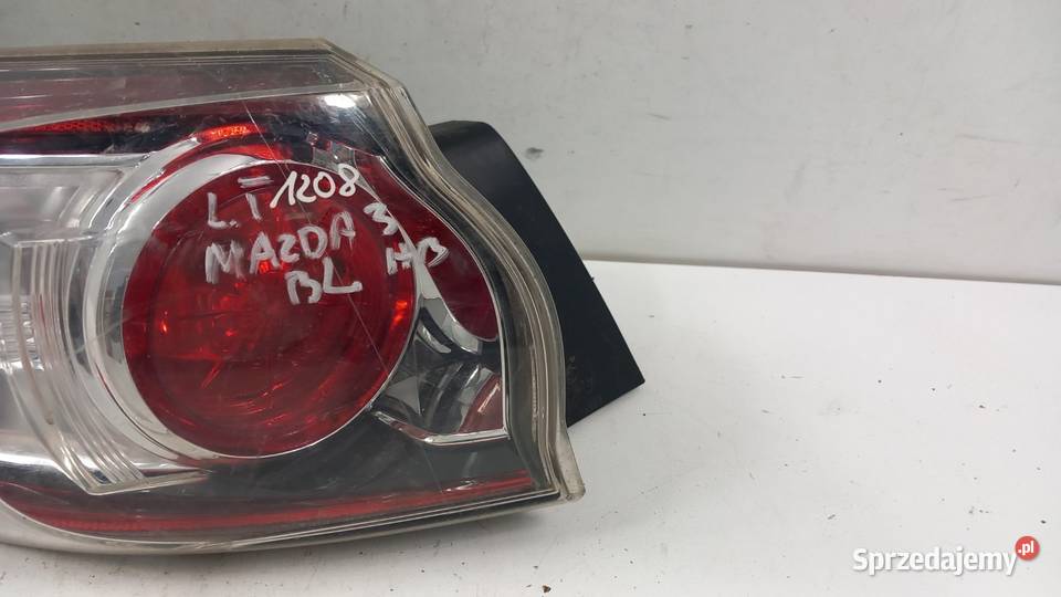MAZDA 3 BL HB LAMPA TYŁ LEWA osobowe Światła stop wielkopolskie Zbierkowo
