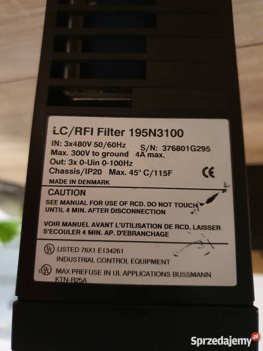 danfoss lcrfi filter 195n3100 Lublin
