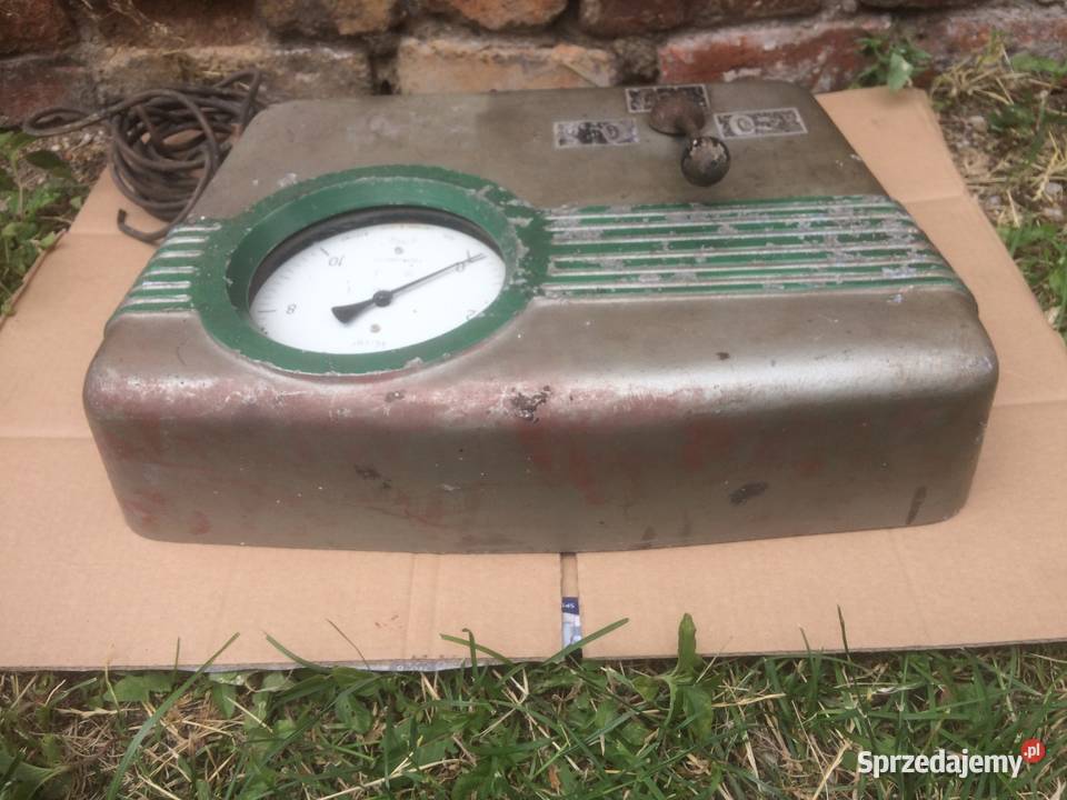 Aparat do Pompowania Opon PRL Stacja Kutno