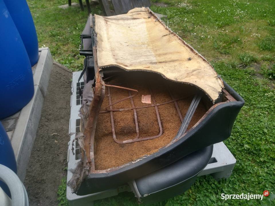Kanapa Czarna Mercedes W108 108 924 01 16 Fotele i kanapy Skawina