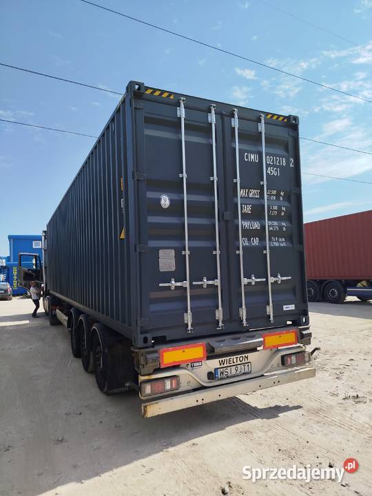 Kontener morski budowlany 40HC12 metrowe one way Lublin