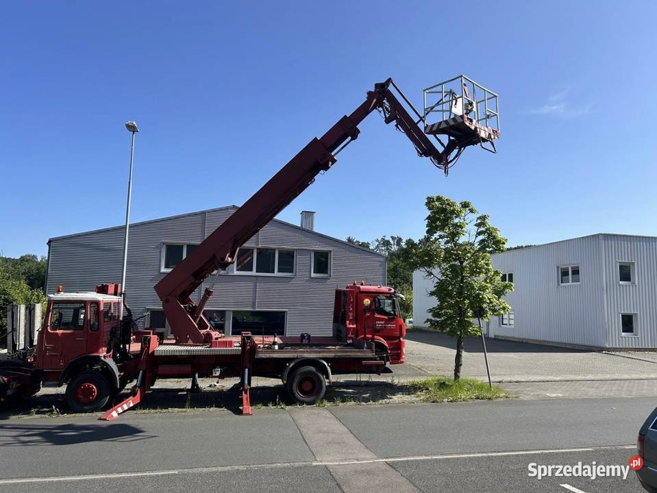 Man 16192 podnośnik koszowy Ruthmann1983 Import diesel łódzkie Zgierz