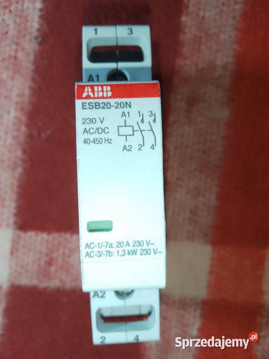 Przekaźnik ABB ESB2020N 20A 230V 1P dwubiegunowy Zielona Góra