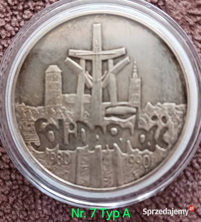 100 000 Solidarność 1990 r Typ A 7 oryginał wielkopolskie