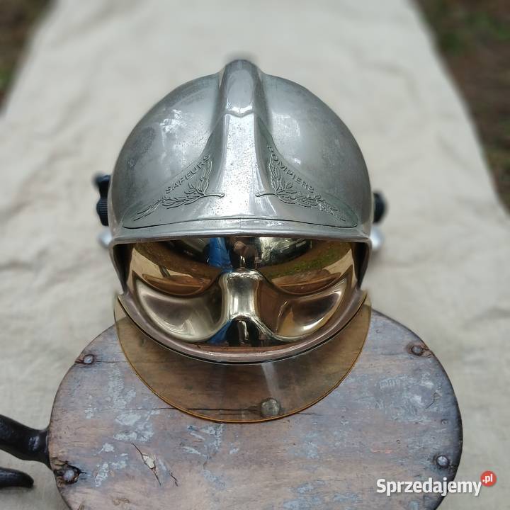 Francuski hełm strażacki hełm Gallet Warszawa