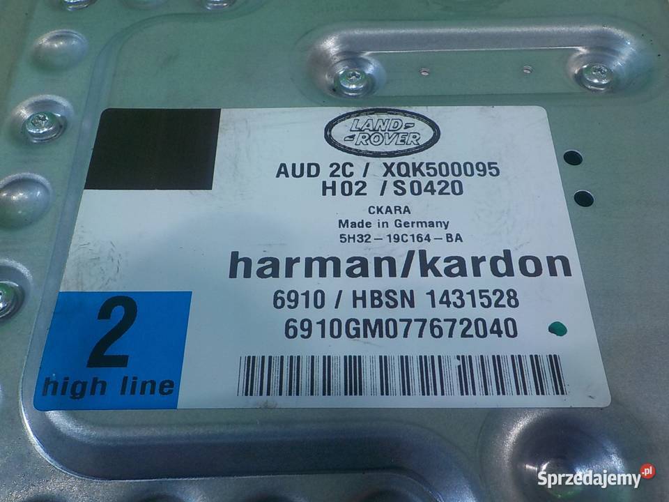 RANGE ROVER SPORT I 27 TDV6 07r SUV wzmacniacz