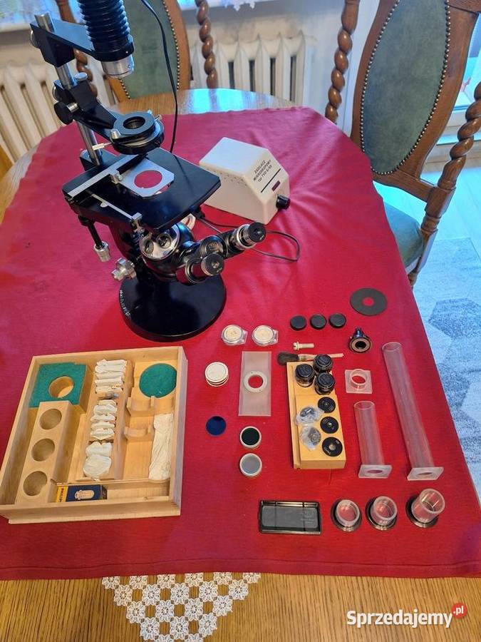 Mikroskop PZO Odwrócony wielkopolskie Piła sprzedam