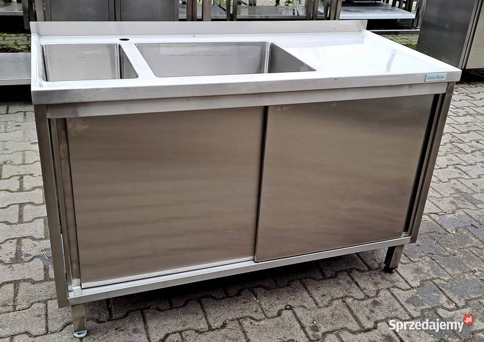 Zlew 2 Komorowy z Szafką Drzwi Suwane 1306085 wielkopolskie Nowe Skalmierzyce