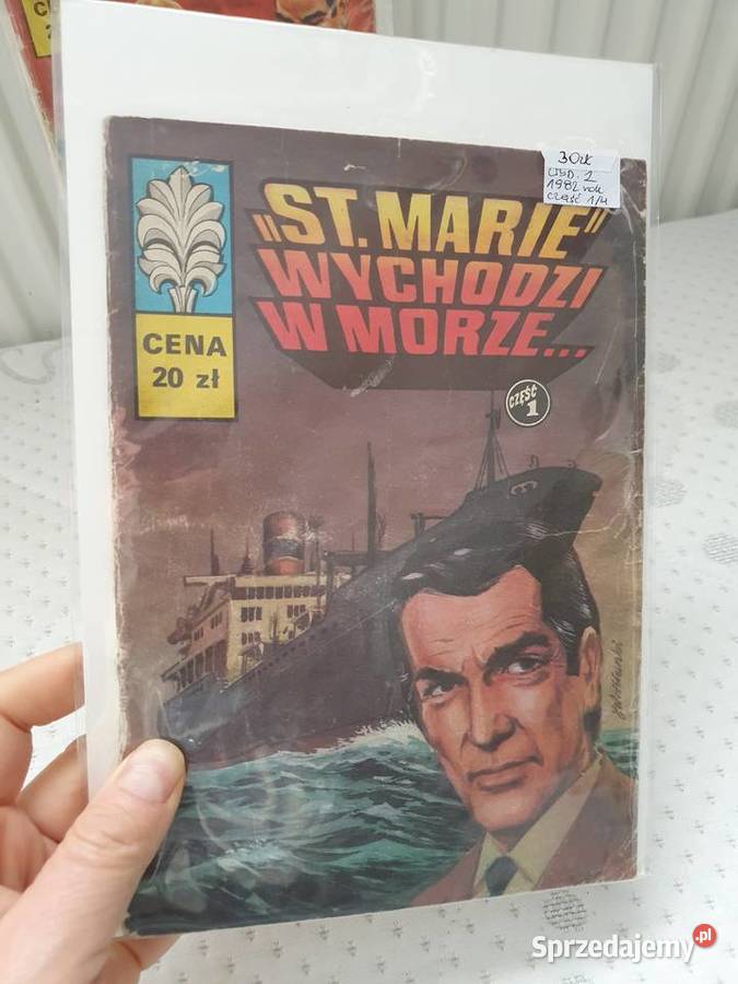 Kapitan Żbik - "St. Marie" wychodzi w morze... komiks z PRL
