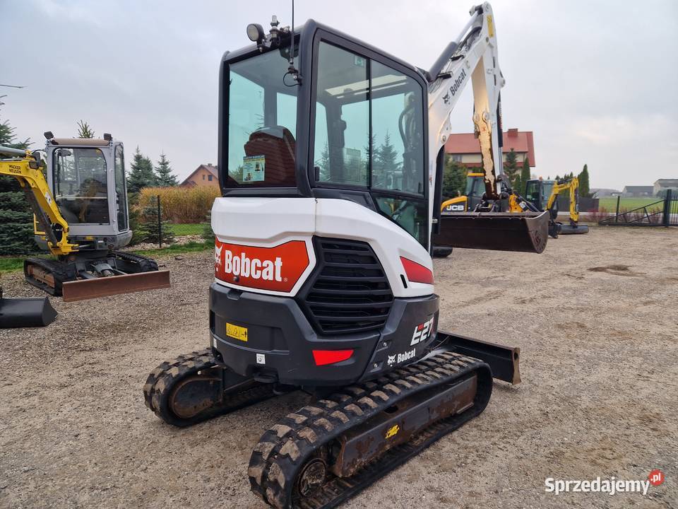 Minikoparka Bobcat E 27 Z 2022r 1300 mtg nie Ryżki