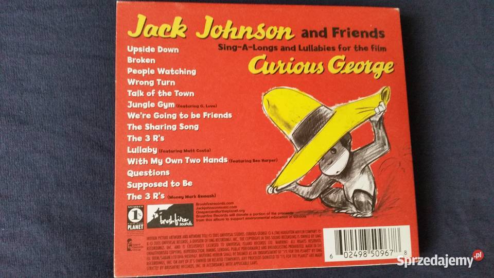 Jack Johnson and Friends Curious George 2006CD