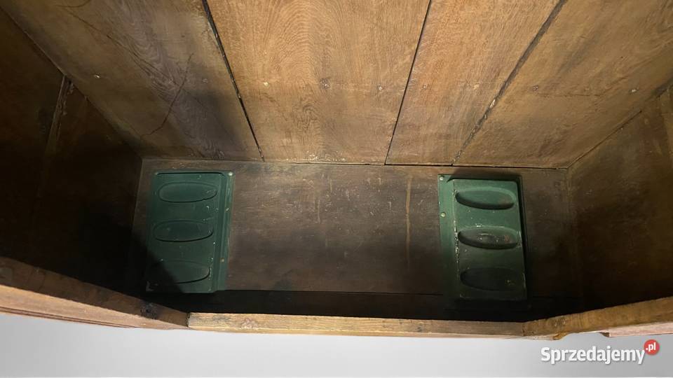 Stara dębowa szafa jednodrzwiowa lite drewno