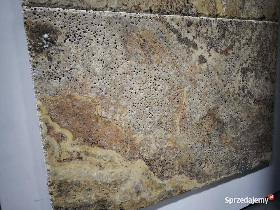 Płytki Trawertyn Scabos szczotkowane i dłutowane Gdynia