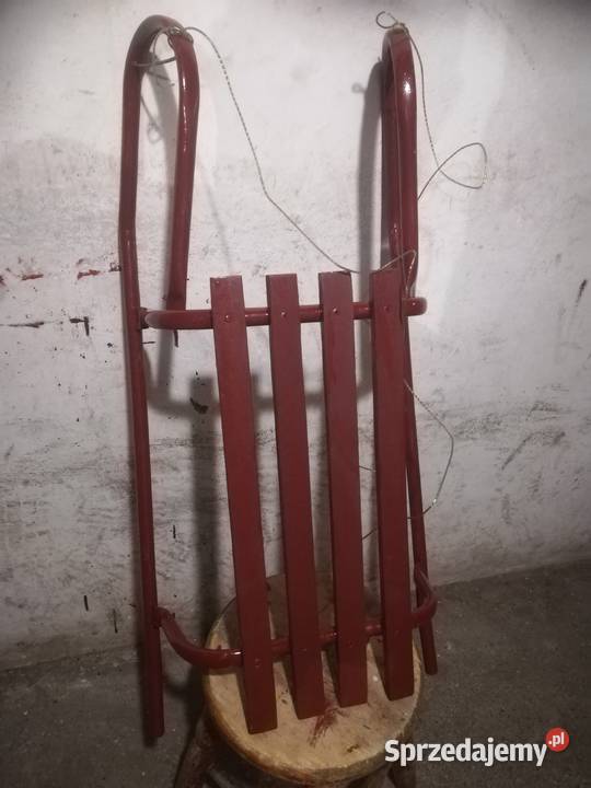 Ladne i lekkie sanki metaloweDł sanek 90 śląskie Katowice