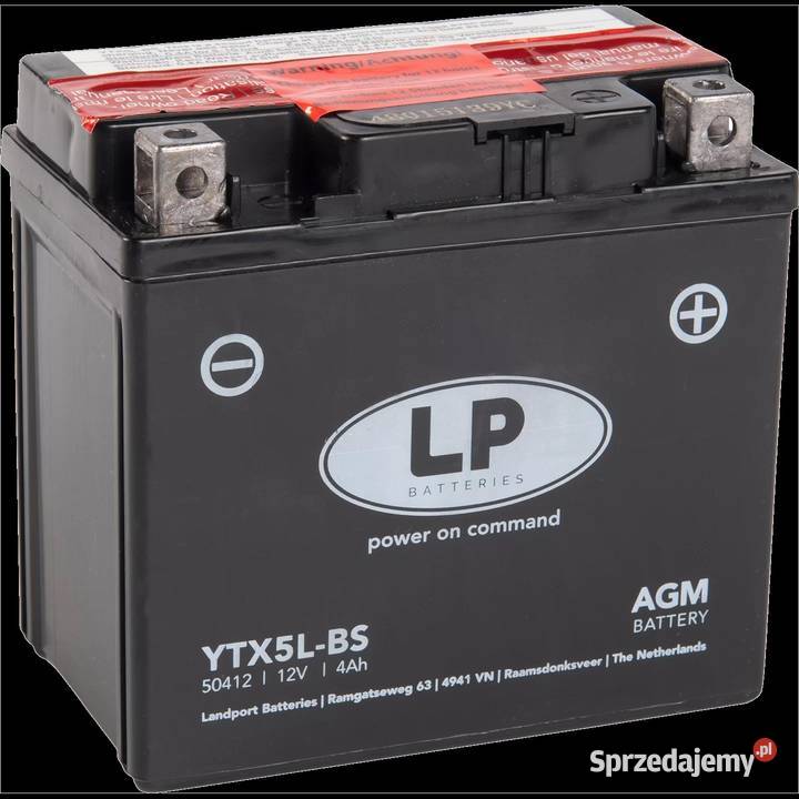 Akumulator motocyklowy Landport YTX5LBS 12V 4Ah Kraków